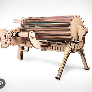 Rubber band Gatling gun toy
